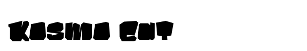 Kosmo Cat font preview